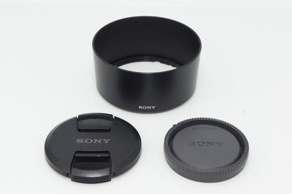美品 SONY ソニー FE 85mm F1.8 SEL85F18 Eマウント フルサイズ 単焦点レンズ フード付 260516b