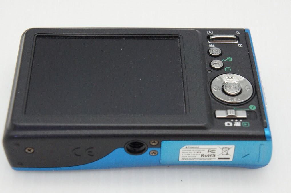 美品 POLAROID ポラロイド t1455 コンパクトデジタルカメラ ブルー 元箱付 260319p