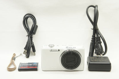 訳あり品 CASIO カシオ EXILIM EX-ZR20 コンパクトデジタルカメラ ホワイト 250815b