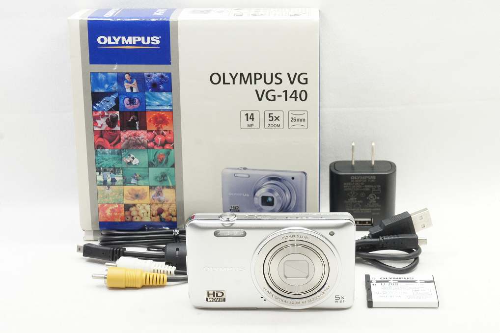 OLYMPUS VG-140  コンデジ　デジカメ  コンパクトカメラ Amazon | OLYMPUS デジタルカメラ VG-140 ブルー 1400万画素