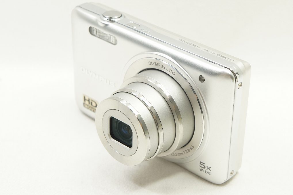 良品 OLYMPUS オリンパス VG-140 コンパクトデジタルカメラ シルバー 元箱付 250604m