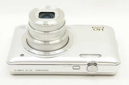 良品 OLYMPUS オリンパス VG-140 コンパクトデジタルカメラ シルバー 元箱付 250604m