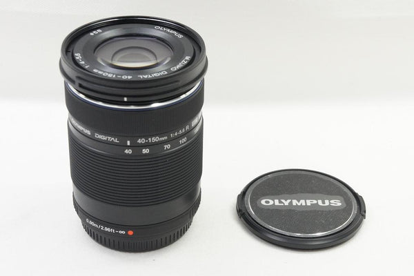 良品 OLYMPUS M.ZUIKO DIGITAL ED 40-150mm F4-5.6 R マイクロフォーサーズ ブラック 250816h