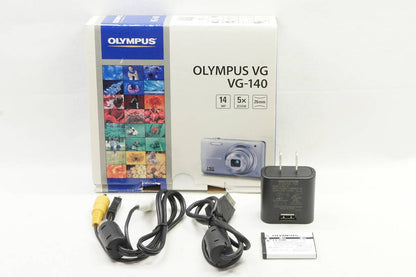良品 OLYMPUS オリンパス VG-140 コンパクトデジタルカメラ シルバー 元箱付 250604m