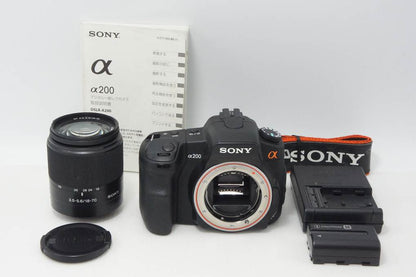 SONY Alpha 200 Lens Kit DSLR-A200K (DT 18-70mm F3.5-5.6 SAL1870) Digital SLR Camera 260812i