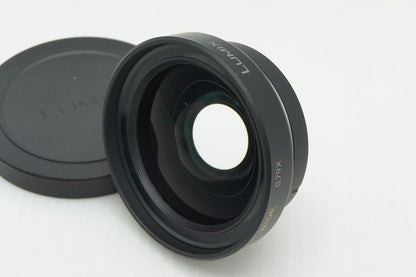 良品 Panasonic パナソニック DMW-GWC1 WIDE ワイドコンバージョンレンズ アダプターリング（φ37）付 260210h