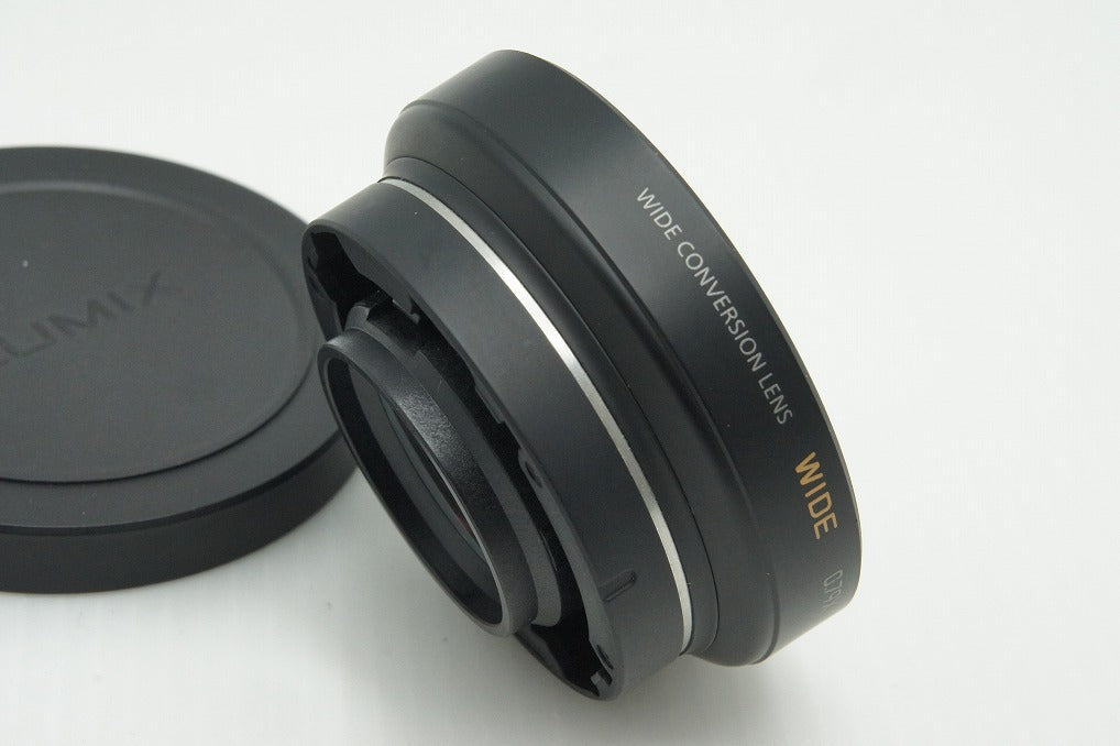 良品 Panasonic パナソニック DMW-GWC1 WIDE ワイドコンバージョンレンズ アダプターリング（φ37）付 260210h