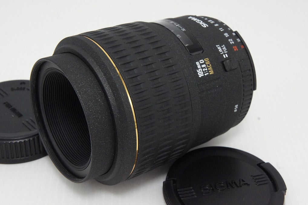 Good condition SIGMA AF 105mm F2.8D EX MACRO for Nikon F-mount prime lens 260516i