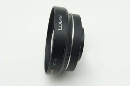 良品 Panasonic パナソニック DMW-GWC1 WIDE ワイドコンバージョンレンズ アダプターリング（φ37）付 260210h