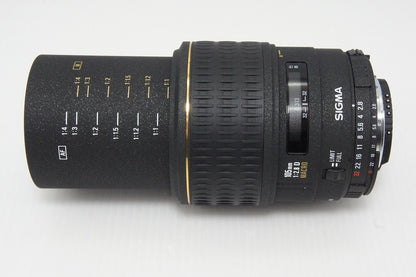 Good condition SIGMA AF 105mm F2.8D EX MACRO for Nikon F-mount prime lens 260516i