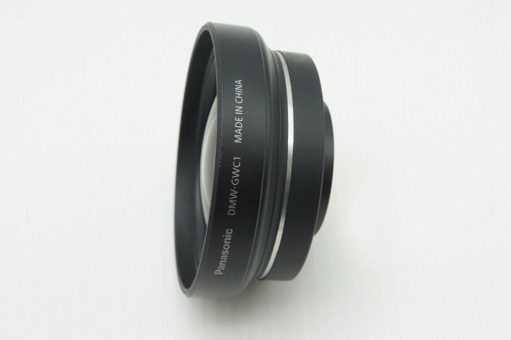 良品 Panasonic パナソニック DMW-GWC1 WIDE ワイドコンバージョンレンズ アダプターリング（φ37）付 260210h