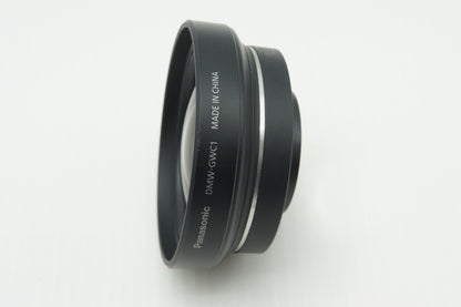 良品 Panasonic パナソニック DMW-GWC1 WIDE ワイドコンバージョンレンズ アダプターリング（φ37）付 260210h
