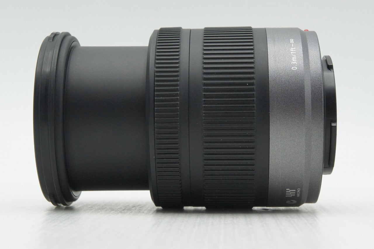 良品 Panasonic LUMIX G VARIO 14-42mm F3.5-5.6 ASPH. MEGA O.I.S H-FS014042 マイクロフォーサーズ フード付 260210k