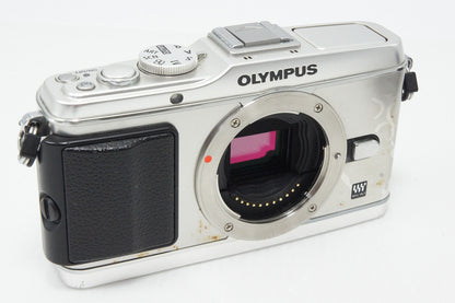 訳あり品 OLYMPUS オリンパス PEN E-P3 ボディ ミラーレス一眼カメラ シルバー 260319aw