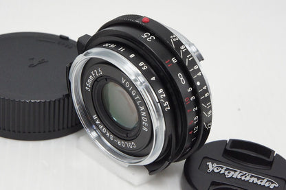 良品 VOIGTLANDER COLOR SKOPAR 35mm F2.5 P II VM Leica ライカ Mマウント MF 単焦点レンズ 260516g