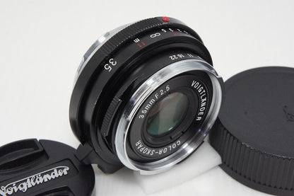 良品 VOIGTLANDER COLOR SKOPAR 35mm F2.5 P II VM Leica ライカ Mマウント MF 単焦点レンズ 260516g