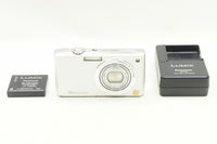 良品 Panasonic パナソニック LUMIX DMC-FX35 コンパクトデジタルカメラ シェルホワイト 240907k