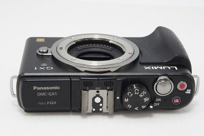 美品 Panasonic パナソニック LUMIX DMC-GX1 ボディ ミラーレス一眼カメラ エスプリブラック 260521j