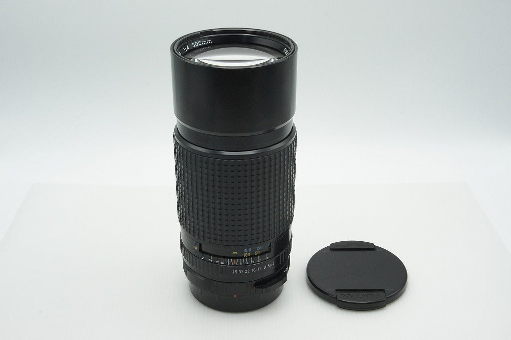 良品 ペンタックス smc PENTAX 67 300mm F4 MF 中判レンズ 内蔵フード