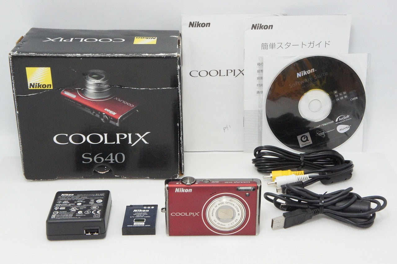 良品 Nikon ニコン COOLPIX S640 コンパクトデジタルカメラ プライム