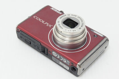 良品 Nikon ニコン COOLPIX S640 コンパクトデジタルカメラ プライムレッド 元箱付 260521i