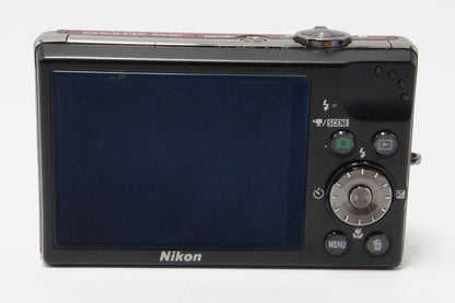 良品 Nikon ニコン COOLPIX S640 コンパクトデジタルカメラ プライムレッド 元箱付 260521i