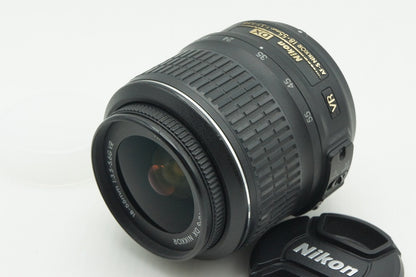 Nikon ニコン AF-S DX NIKKOR 18-55mm F3.5-5.6G VR APS-C ズームレンズ 260212d