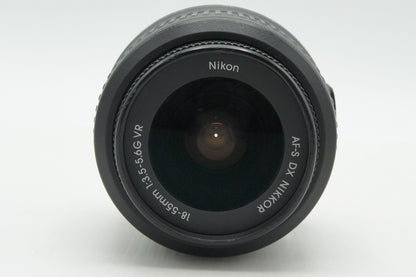 Nikon ニコン AF-S DX NIKKOR 18-55mm F3.5-5.6G VR APS-C ズームレンズ 260212d