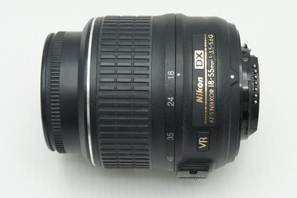 Nikon ニコン AF-S DX NIKKOR 18-55mm F3.5-5.6G VR APS-C ズームレンズ 260212d