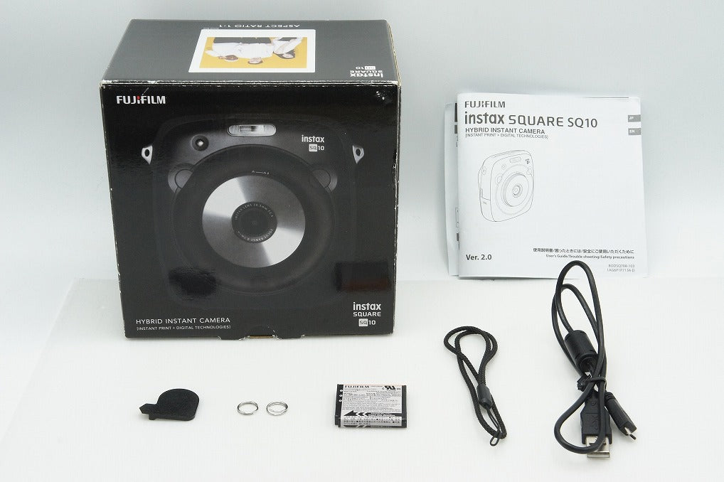 良品 FUJIFILM フジフィルム デジタルチェキ instax SQUARE SQ10 元箱付 260210i