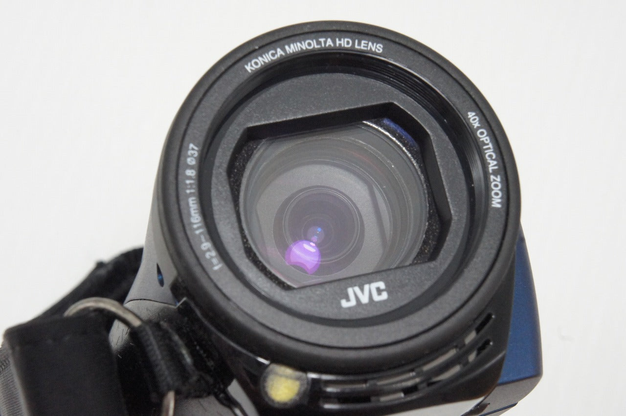 良品 JVC ケンウッド Everio R GZ-R480 デジタルビデオカメラ ネイビーブルー 元箱付 260521r
