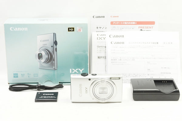 美品 Canon キヤノン IXY 90F コンパクトデジタルカメラ シルバー 元箱付 240621l