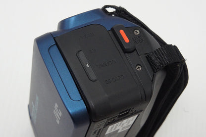 良品 JVC ケンウッド Everio R GZ-R480 デジタルビデオカメラ ネイビーブルー 元箱付 260521r