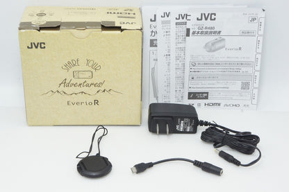 良品 JVC ケンウッド Everio R GZ-R480 デジタルビデオカメラ ネイビーブルー 元箱付 260521r