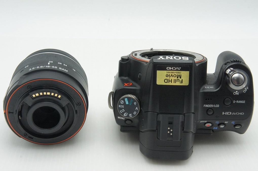 良品 SONY α33 SLT-A33L ズームレンズキット  (DT 18-55mm F3.5-5.6 SAM SAL1855) デジタル一眼レフカメラ 260213a