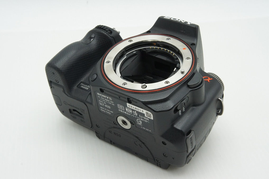 良品 SONY α33 SLT-A33L ズームレンズキット  (DT 18-55mm F3.5-5.6 SAM SAL1855) デジタル一眼レフカメラ 260213a