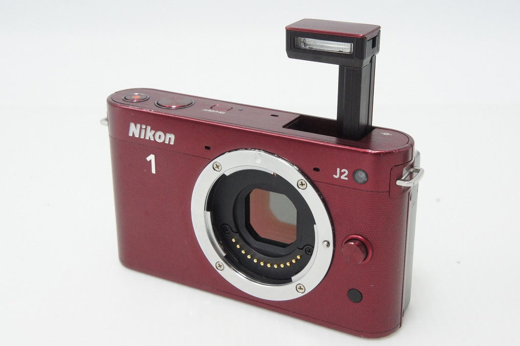 Nikon ニコン 1 J2 ボディ ミラーレス一眼カメラ レッド 260324f