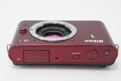 Nikon ニコン 1 J2 ボディ ミラーレス一眼カメラ レッド 260324f