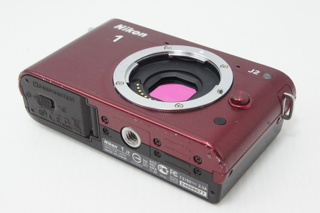 Nikon ニコン 1 J2 ボディ ミラーレス一眼カメラ レッド 260324f