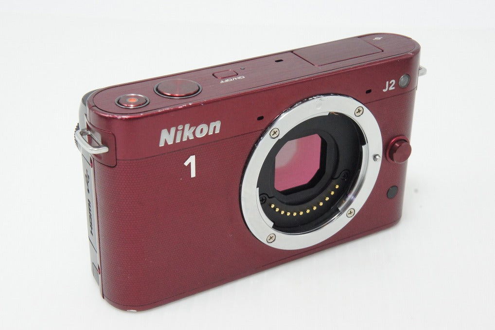 Nikon ニコン 1 J2 ボディ ミラーレス一眼カメラ レッド 260324f