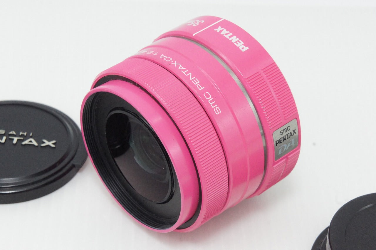 良品 ペンタックス smc PENTAX DA 35mm F2.4 AL 単焦点レンズ ピンク