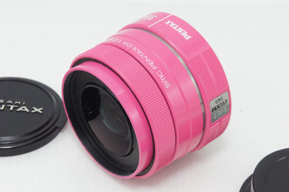 良品 ペンタックス smc PENTAX DA 35mm F2.4 AL 単焦点レンズ ピンク 260521g