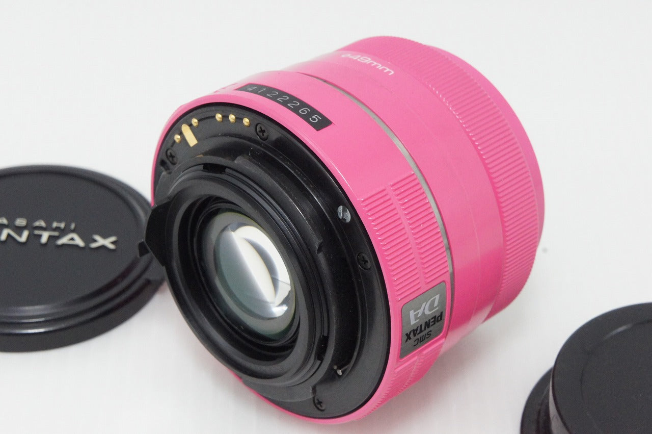 良品 ペンタックス smc PENTAX DA 35mm F2.4 AL 単焦点レンズ ピンク 260521g