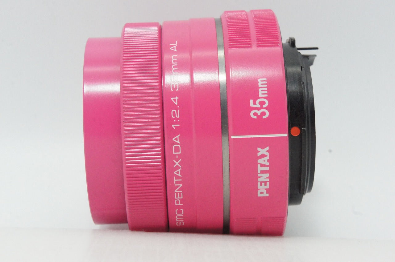 良品 ペンタックス smc PENTAX DA 35mm F2.4 AL 単焦点レンズ ピンク 260521g