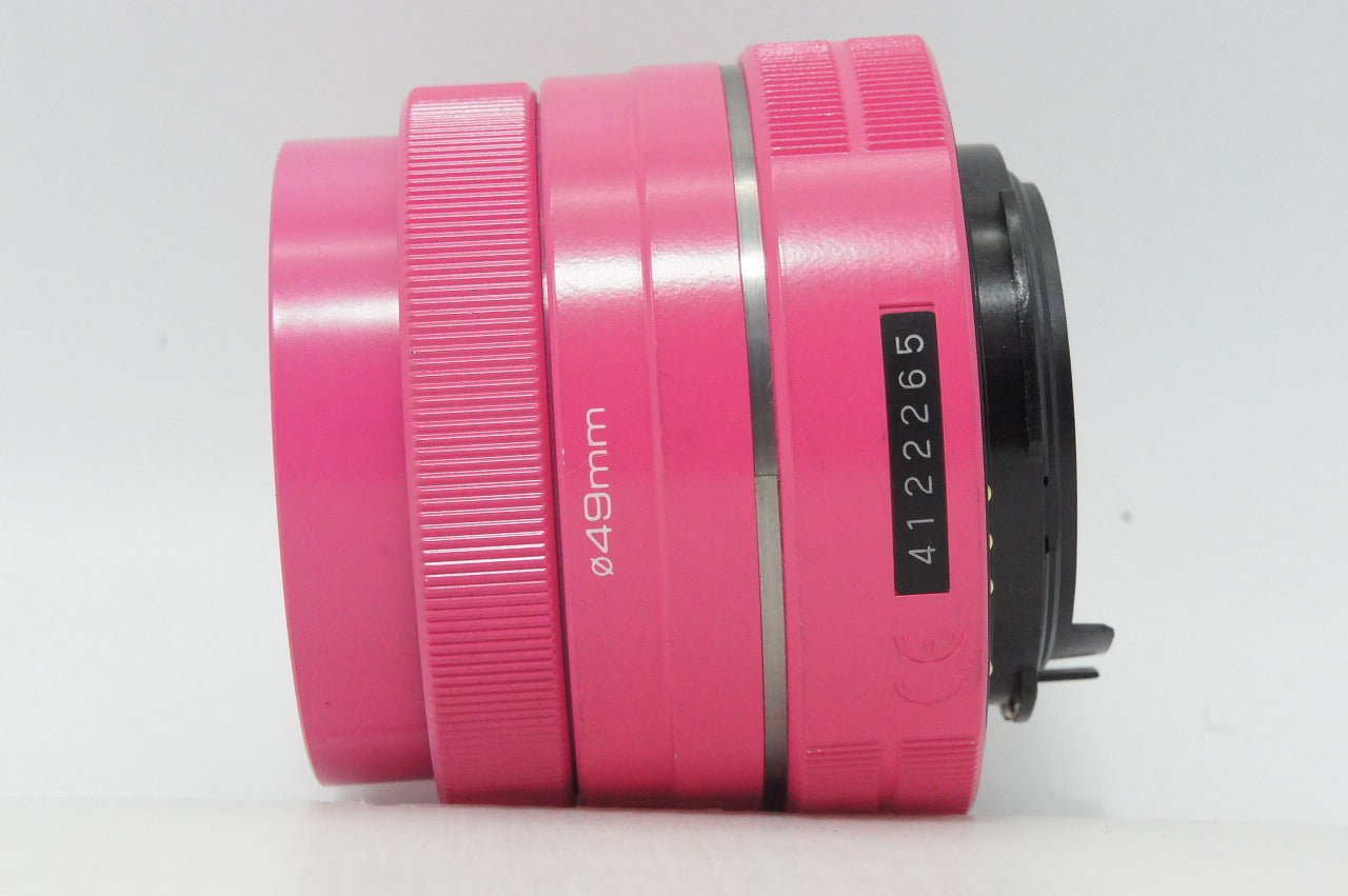 良品 ペンタックス smc PENTAX DA 35mm F2.4 AL 単焦点レンズ ピンク 260521g