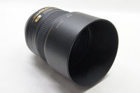 良品 Nikon ニコン AF-S NIKKOR 85mm F1.4G フルサイズ 単焦点レンズ フード付 250307c