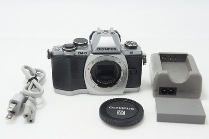 OLYMPUS オリンパス OM-D E-M10 ボディ ミラーレス一眼カメラ シルバー 260828g