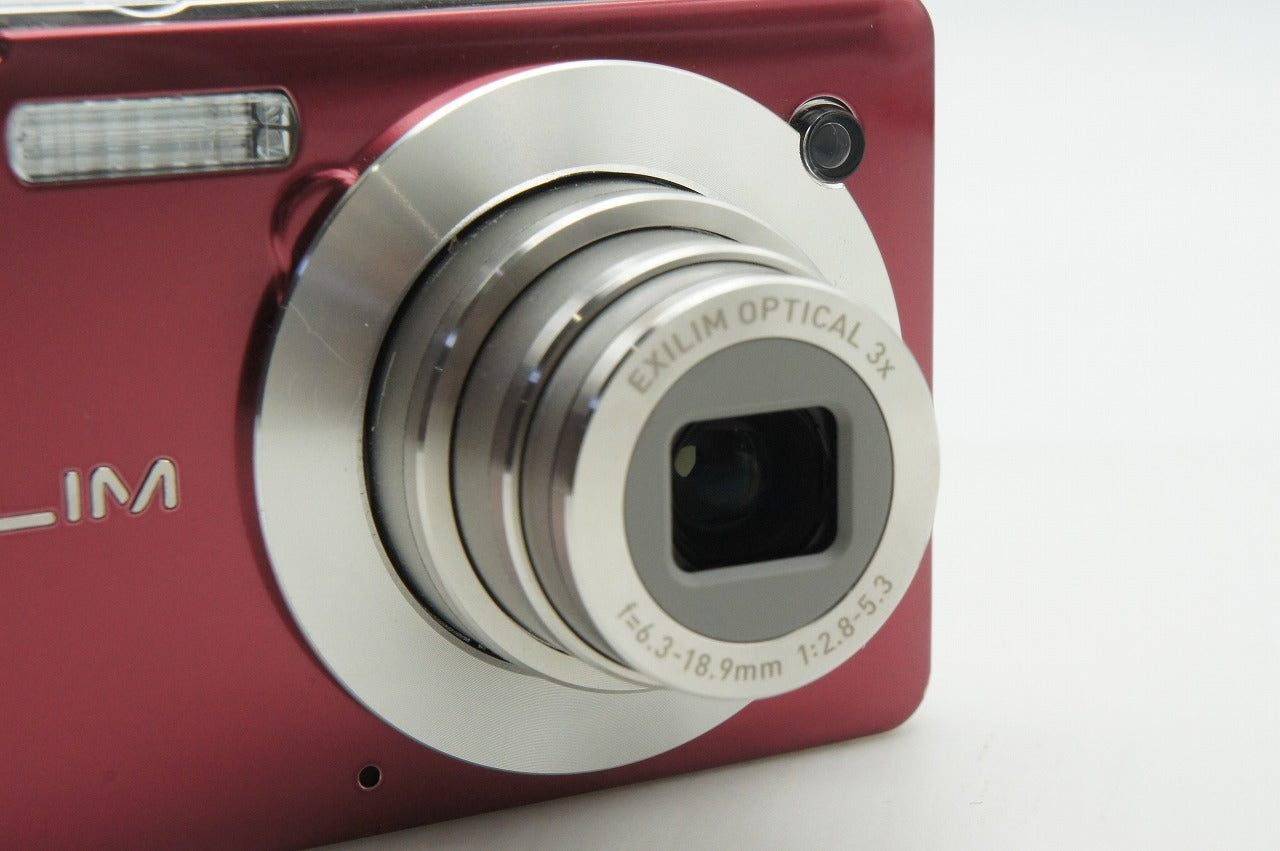 良品 CASIO カシオ EXILIM EX-S10 コンパクトデジタルカメラ レッド 260213c