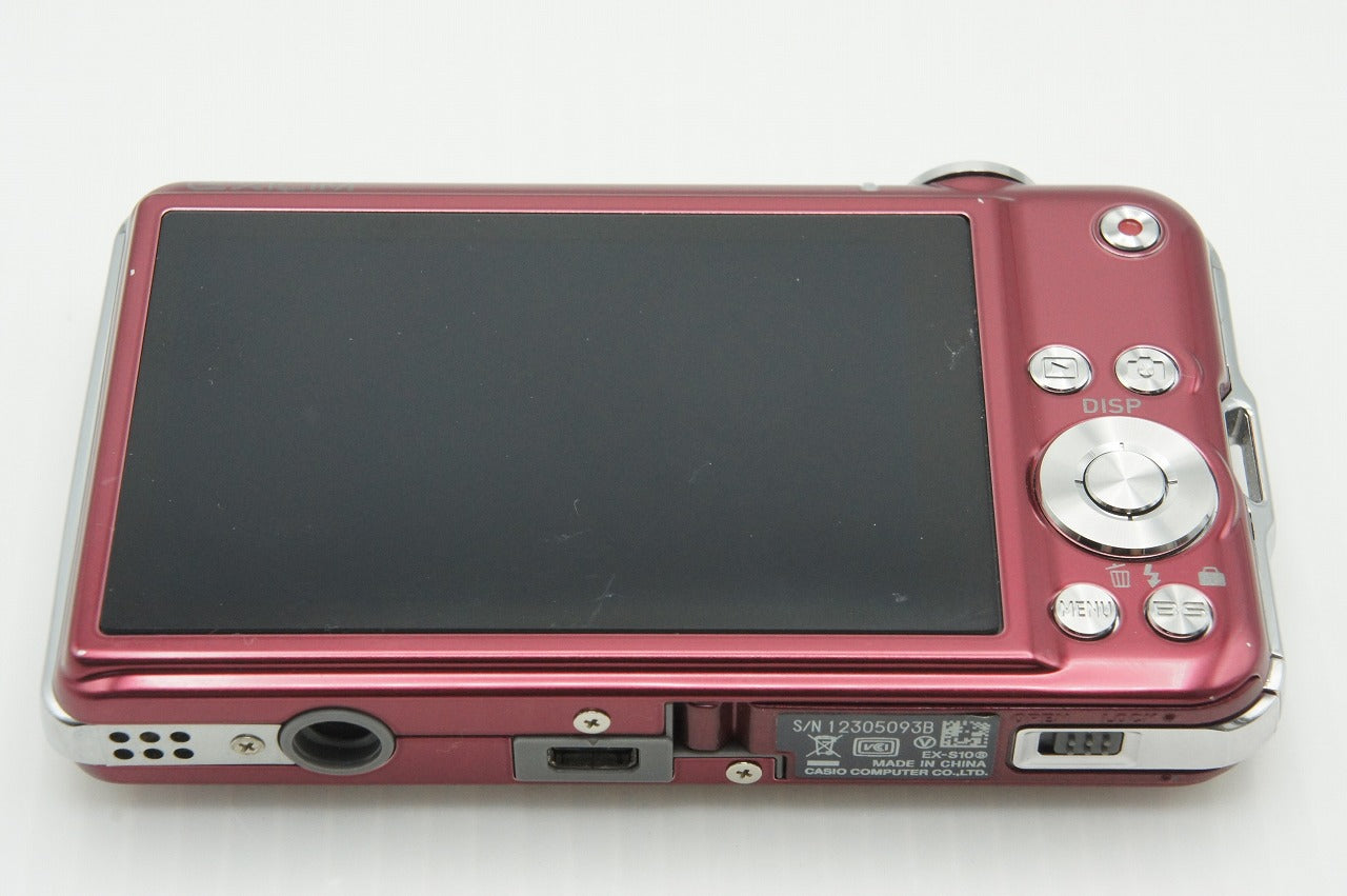 良品 CASIO カシオ EXILIM EX-S10 コンパクトデジタルカメラ レッド 260213c