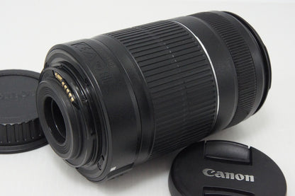 良品 Canon キヤノン EF-S 55-250mm F4-5.6 IS II APS-C ズームレンズ 260521ae